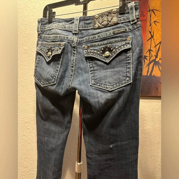 Miss Me distressed bootcut jeans size 29 - Picture 6 of 13